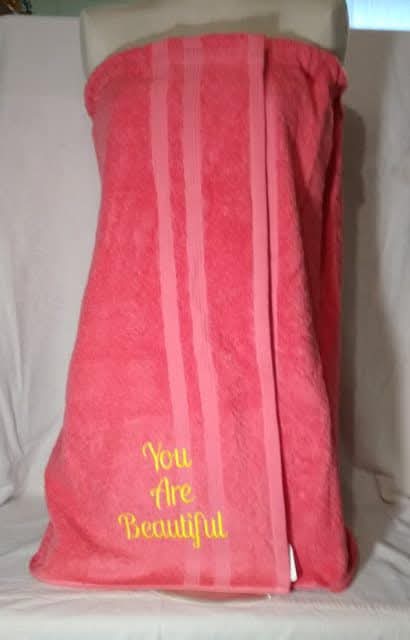 Embroidered Towel Wraps