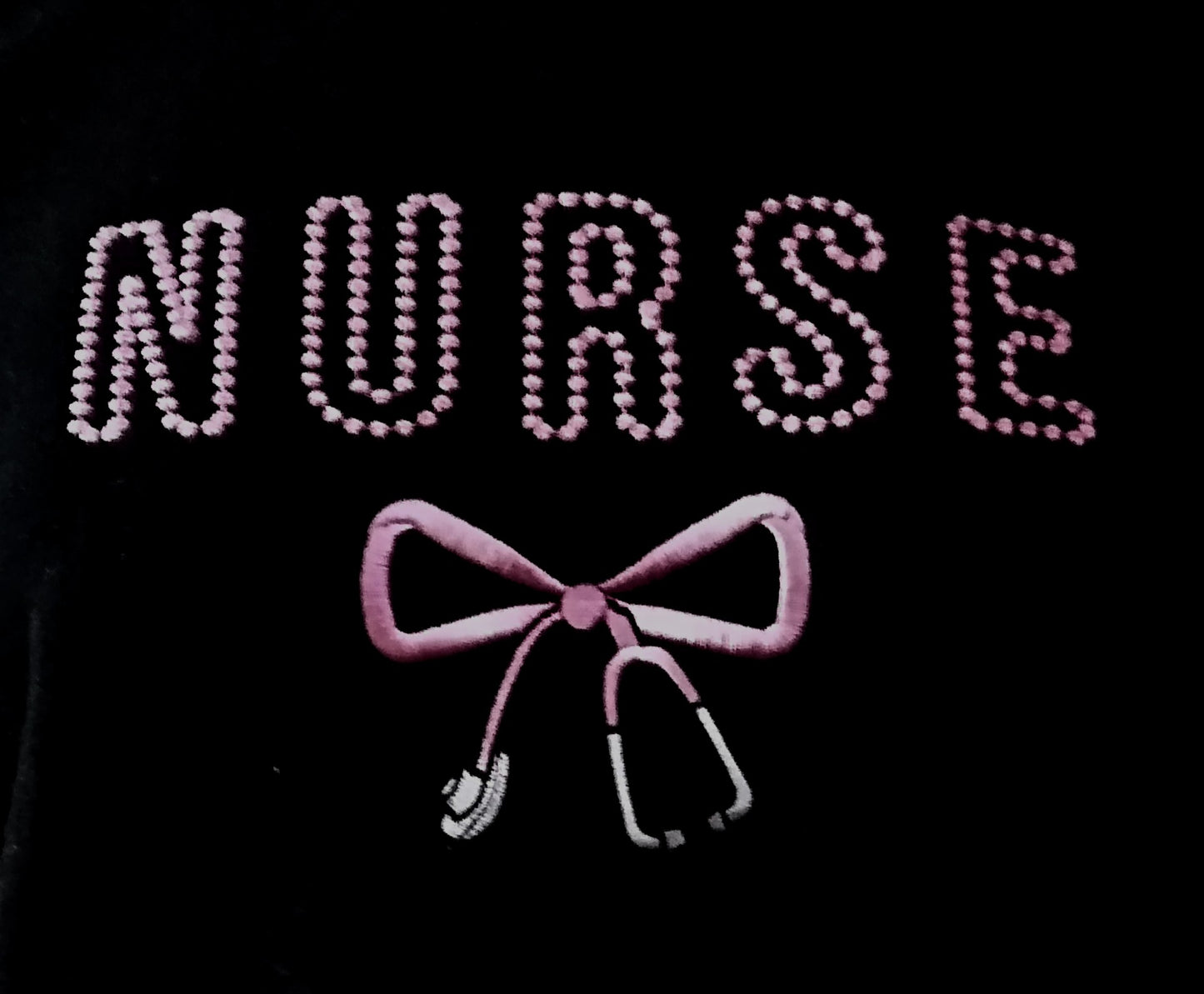 Nurse Sweatshirts with Stethoscope Bow