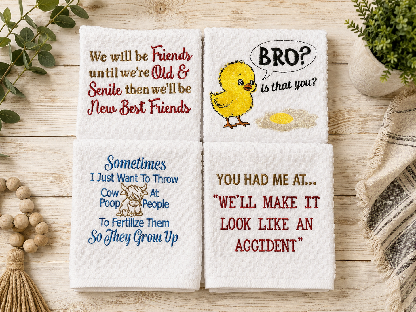 Sassy & Slightly Unhinged Towel