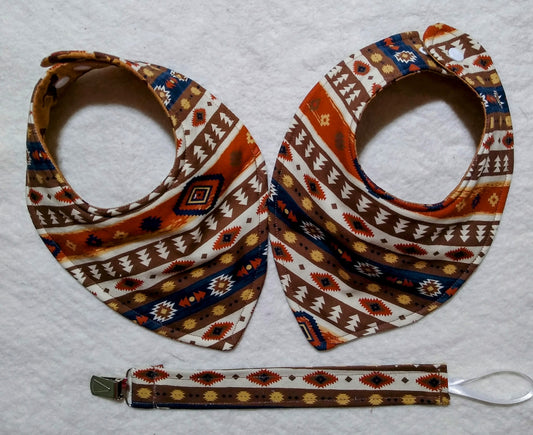 Aztec Bandana Bib